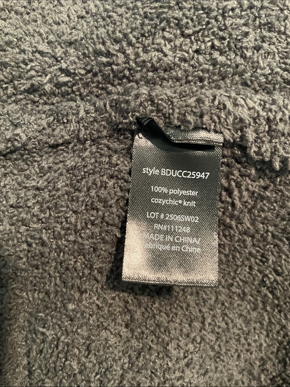 BAREFOOT DREAMS Cozychic Blanket Stitch Robe Size 3, NWT - Picture 12 of 12